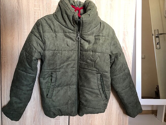 xl Beden haki Renk Şişme mont