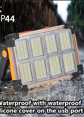 GÜNEŞ ENERJİLİ 144LED KAMP ÇADIR LED LAMBA