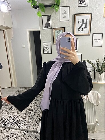 40 Beden Robalı elbise ferace abaya