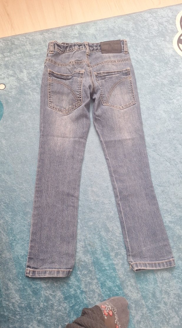Gri Erkek Çocuk Denim Pantolon - Görsel 2