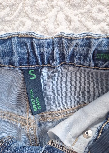 Düğmeli Gri Mavi Erkek Çocuk Kot Pantolon - Görsel 2