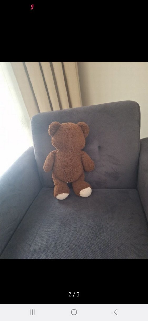 Kahverengi Peluş Ayıcık Oyuncak - Görsel 2