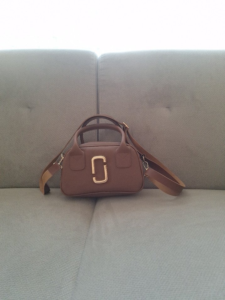 Kahverengi Deri Kadın Çapraz Çanta - Görsel 2