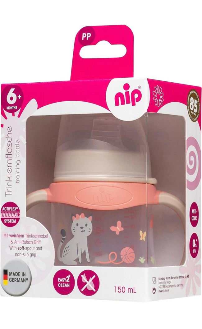 Kedi Desenli Bebek Biberonu - Görsel 3