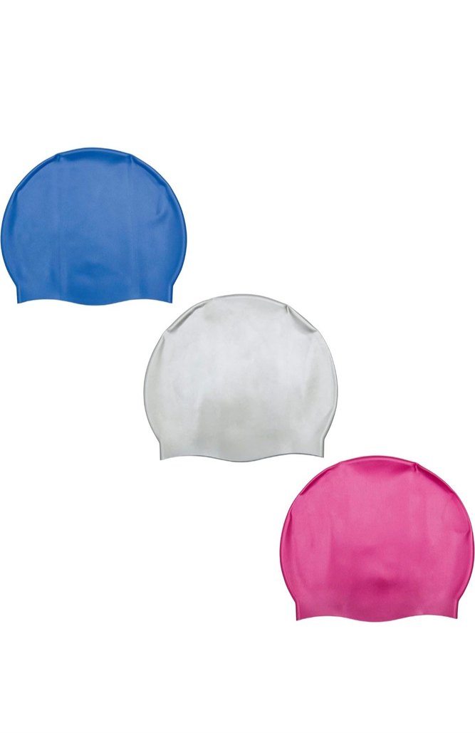 Elastik Yüzme Bonesi Seti - Mavi & Pembe - Görsel 4