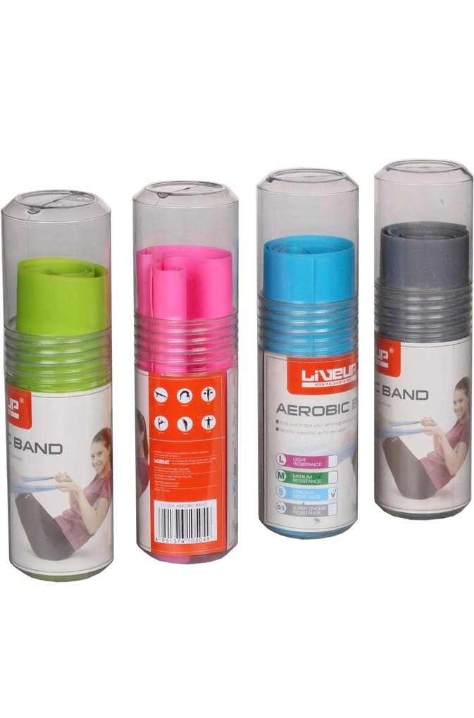 Renkli Pilates Egzersiz Bandı Seti - Görsel 2