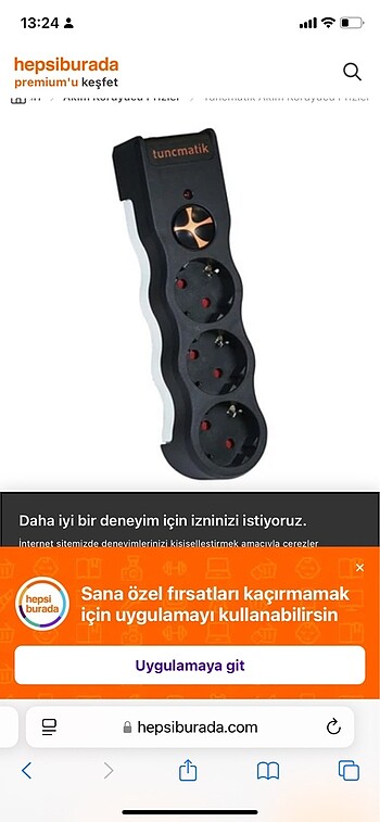 Tunçmatik çoklu priz