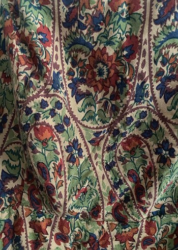 Bohem Çok Renkli Uzun Askılı Elbise - Görsel 5