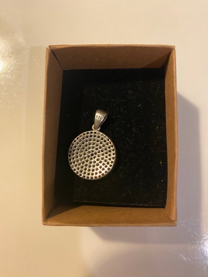 Mavi nazar Boncuklu gümüş Kolye - Görsel 3