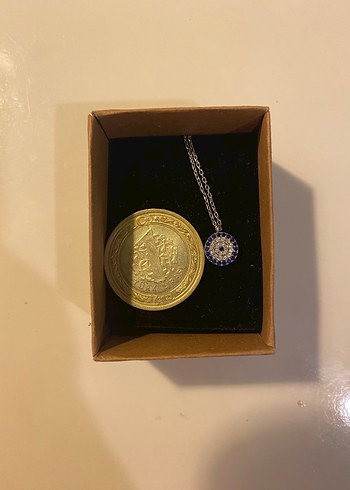 Nazar Boncuk gümüş Kadın Kolye - Görsel 2