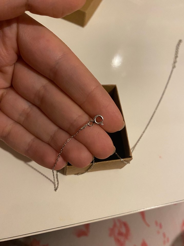 Nazar Boncuk gümüş Kadın Kolye - Görsel 3