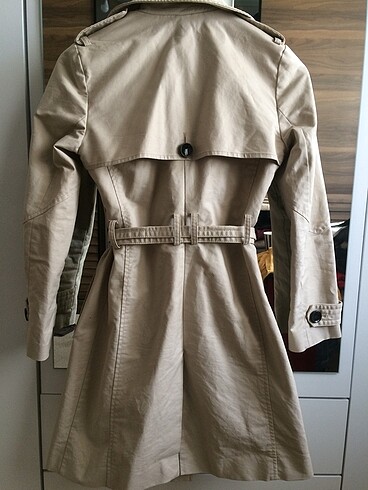xs Beden camel Renk Mango trençkot