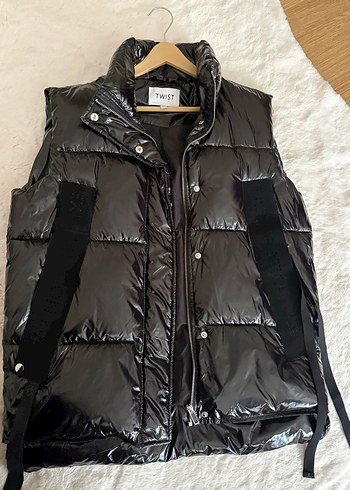 Siyah Kemerli Kadın Şişme Yelek - Görsel 2