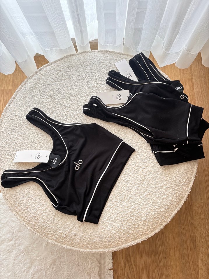 Kadın Siyah Baskılı Spor Büstiyer - Görsel 2