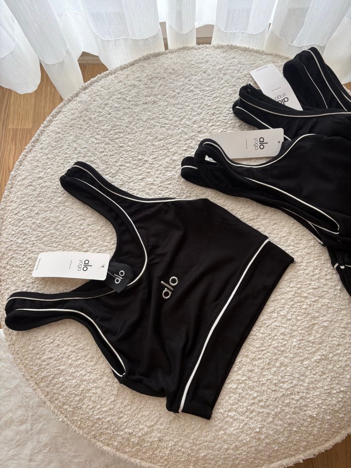 Kadın Siyah Baskılı Spor Büstiyer - Görsel 3