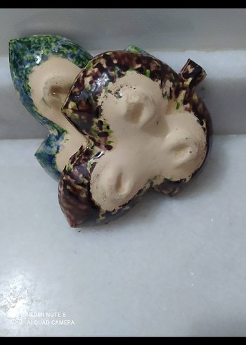 Renkli Batik Desenli Yaprak Tabak Seti - Görsel 3