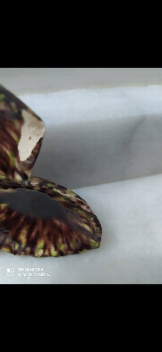 Renkli Batik Desenli Yaprak Tabak Seti - Görsel 4