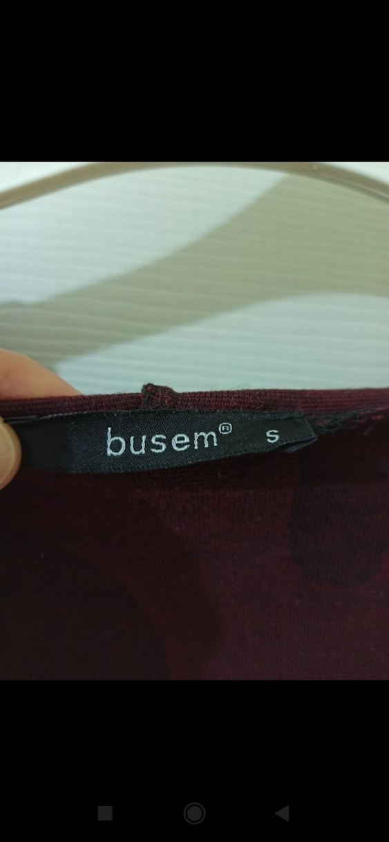 Bordo Uzun Kadın Sabahlık - Görsel 4