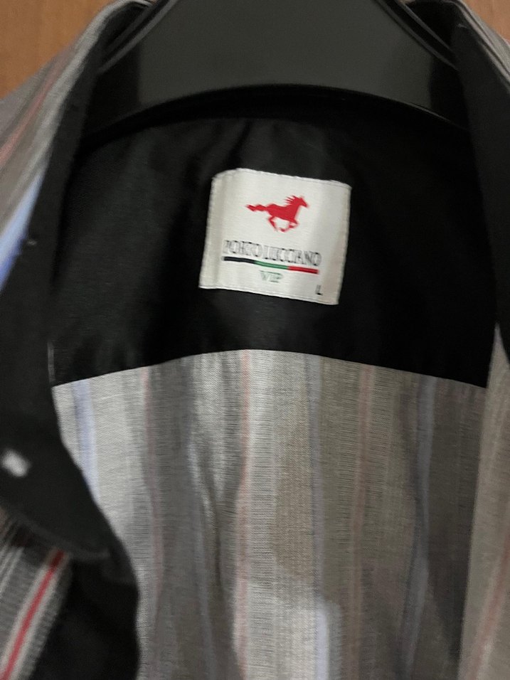 Erkek Gri Çizgili Uzun Kollu Gömlek - Görsel 3