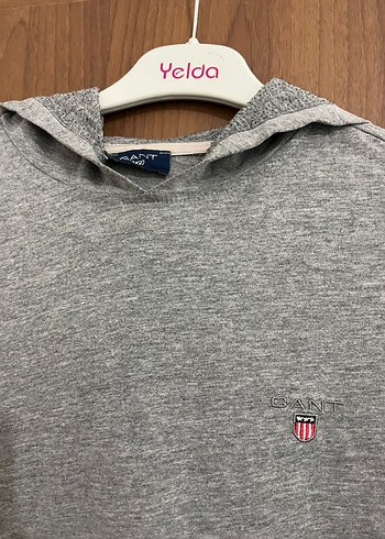 Gri Düğmeli Erkek Sweatshirt - Görsel 2