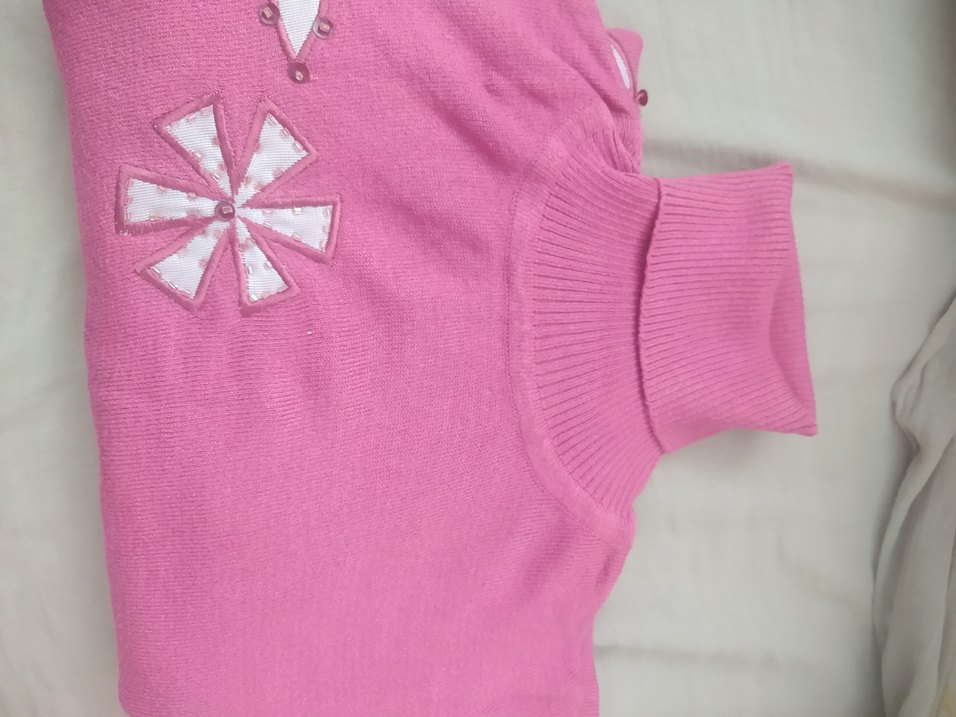 nakış baskılı boğazlı kazak - Görsel 2