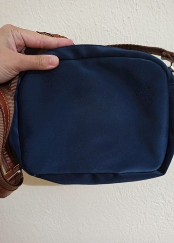 Mavi Suni Kumaşlı Kadın Çanta - Görsel 3