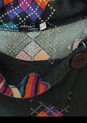 Kadın Bohem Örgü Midi Elbise - Görsel 3