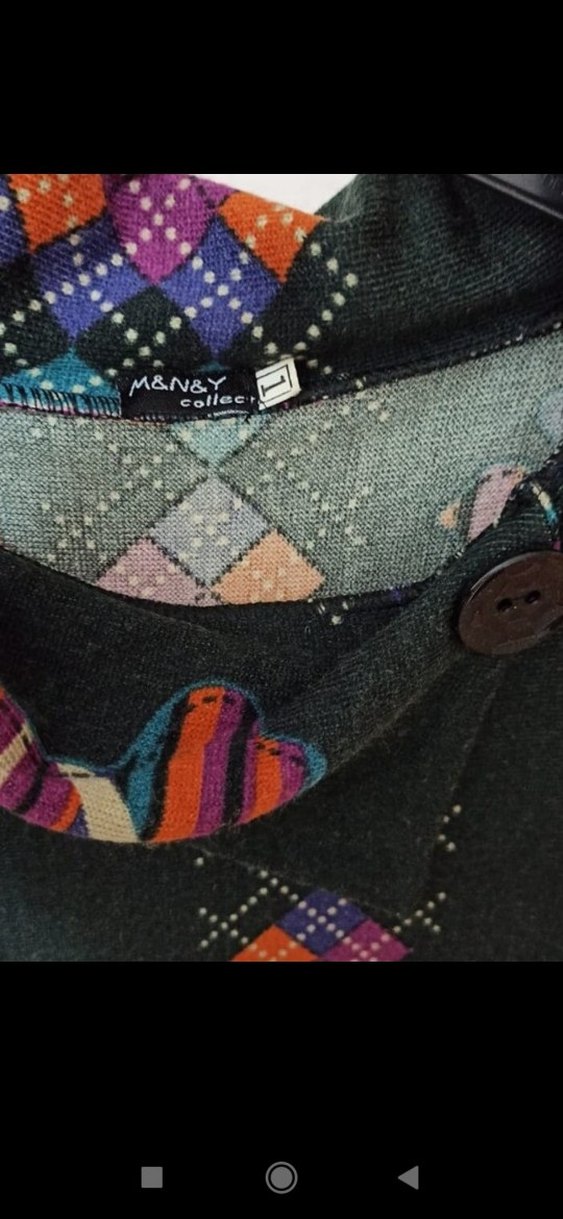 Kadın Bohem Örgü Midi Elbise - Görsel 3