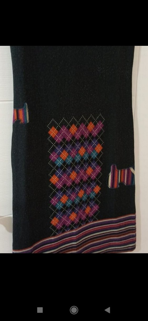 Kadın Bohem Örgü Midi Elbise - Görsel 4