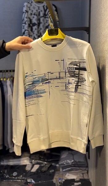 Hugo Boss Erkek sweatshirt