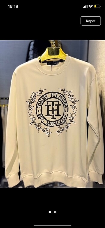 Erkek sweatshirt