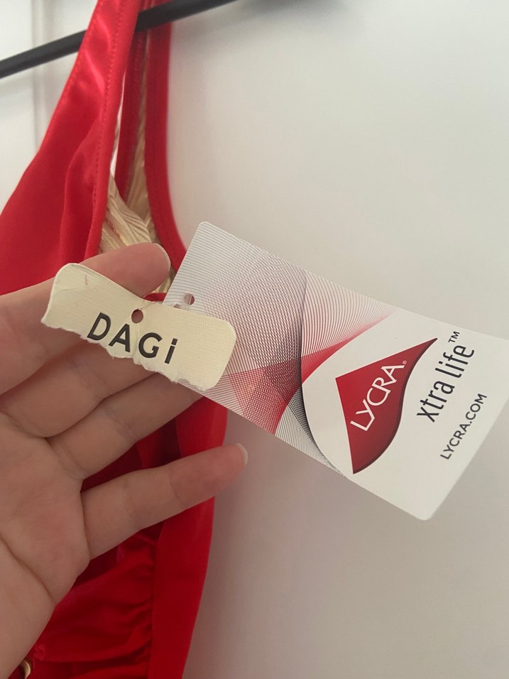 Dagi kırmızı Kadın Mayo - Görsel 4