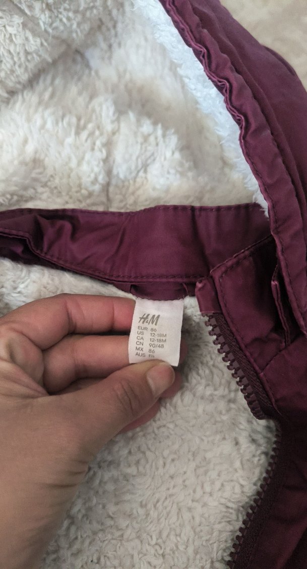 Bordo Erkek Çocuk Kürklü Mont - Görsel 2