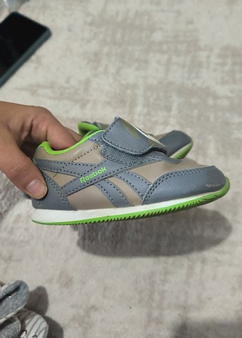 Gri Erkek Çocuk Spor Ayakkabı Velcro - Görsel 4