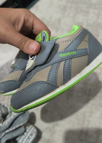 Gri Erkek Çocuk Spor Ayakkabı Velcro - Görsel 3