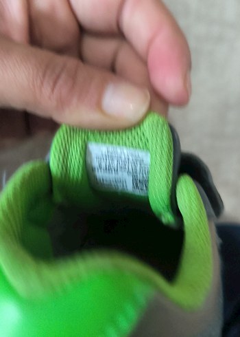 Gri Erkek Çocuk Spor Ayakkabı Velcro - Görsel 5