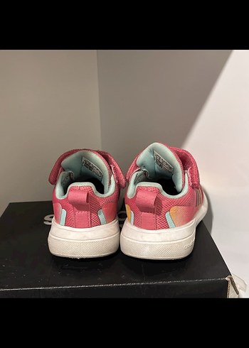 Kız Çocuk Pembe Adidas Cırtcırtlı Spor Ayakkabı - Görsel 2