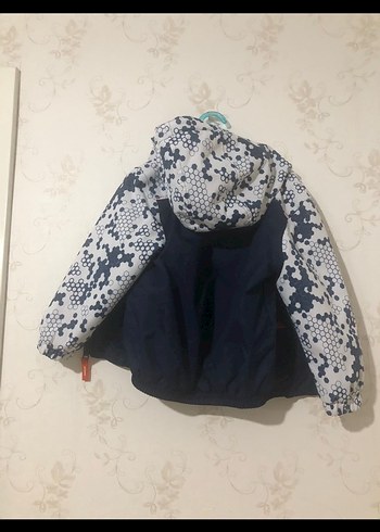 Erkek Çocuk Lacivert Baskılı Fermuarlı Ceket - Görsel 3