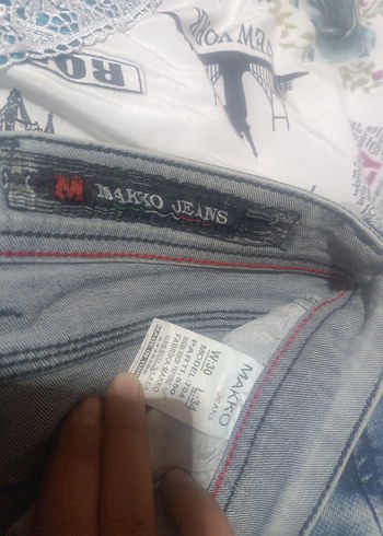 Gri Bağcıklı Normal Kesim Erkek Kot Pantolon - Görsel 3