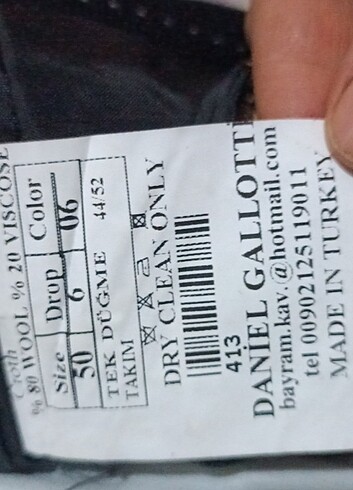 50 Beden siyah Renk Takım elbise