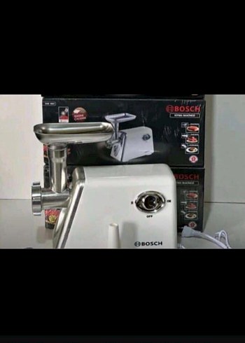BOSCH Beyaz ve Gri Kıyma Makinesi