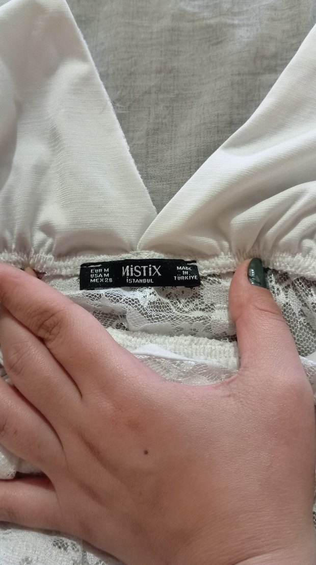 kadın dantelli crop büstiyer - Görsel 2