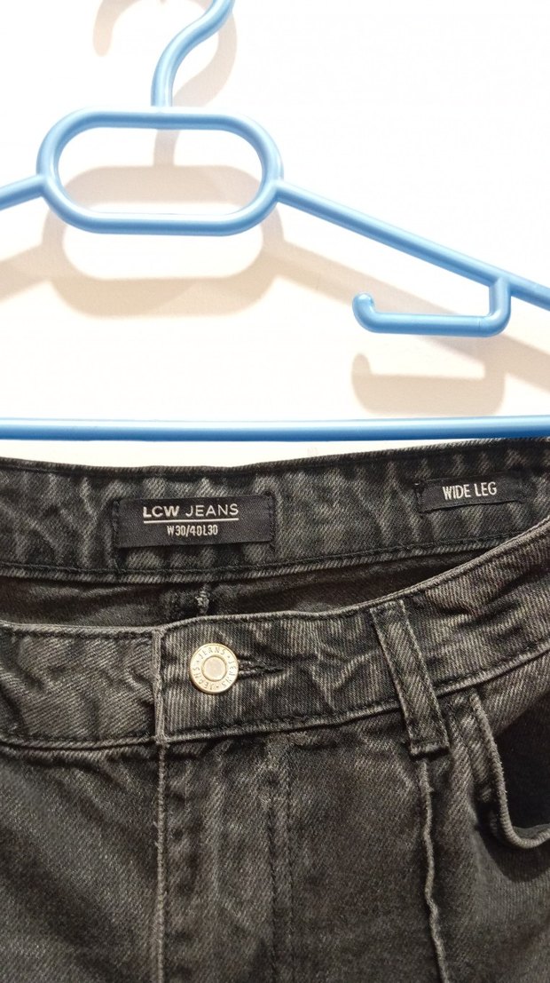 siyah gri kot diz hizasında kadın şort - Görsel 2