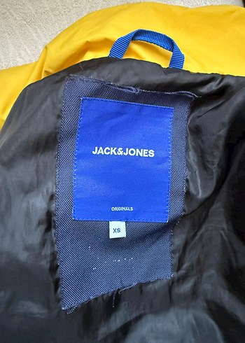 jack & jones Sarı Fermuarlı erkek Kışlık Mont - Görsel 6