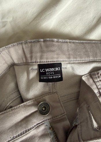 gri regular fit keten erkek pantolon - Görsel 2