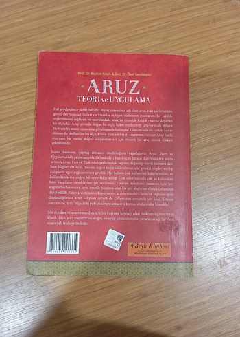 aruz teori ve uygulama üniversite divan edebiyatı ders kitabı - Görsel 2