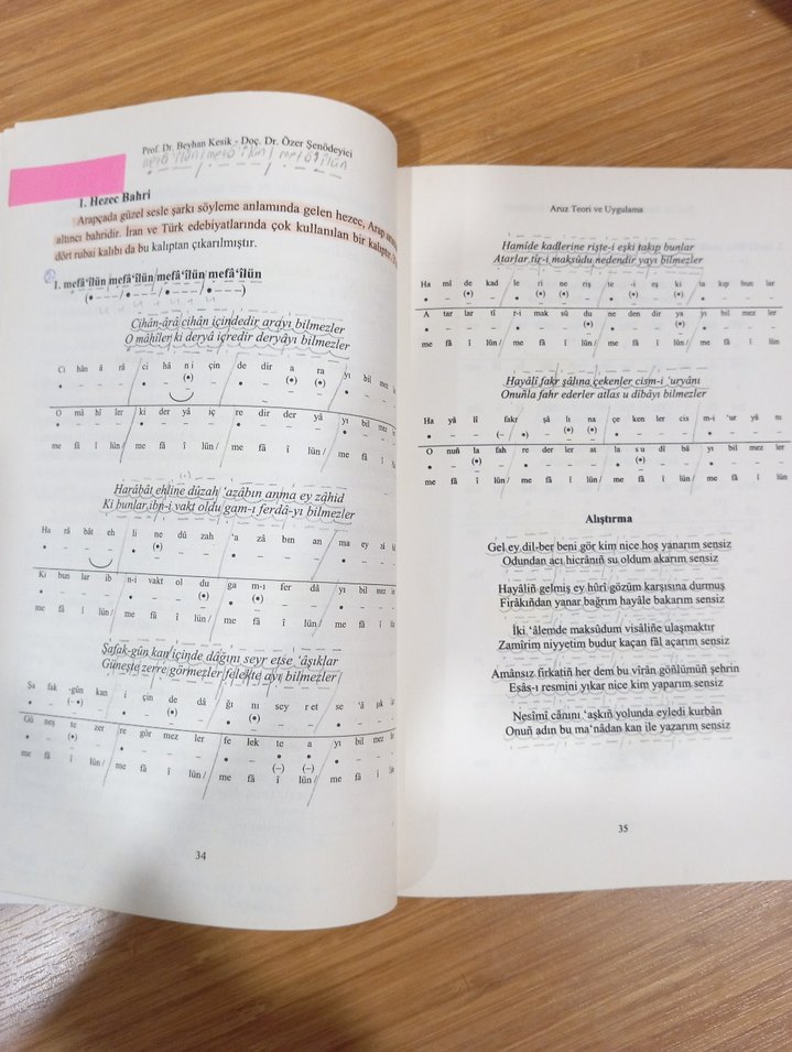aruz teori ve uygulama üniversite divan edebiyatı ders kitabı - Görsel 4