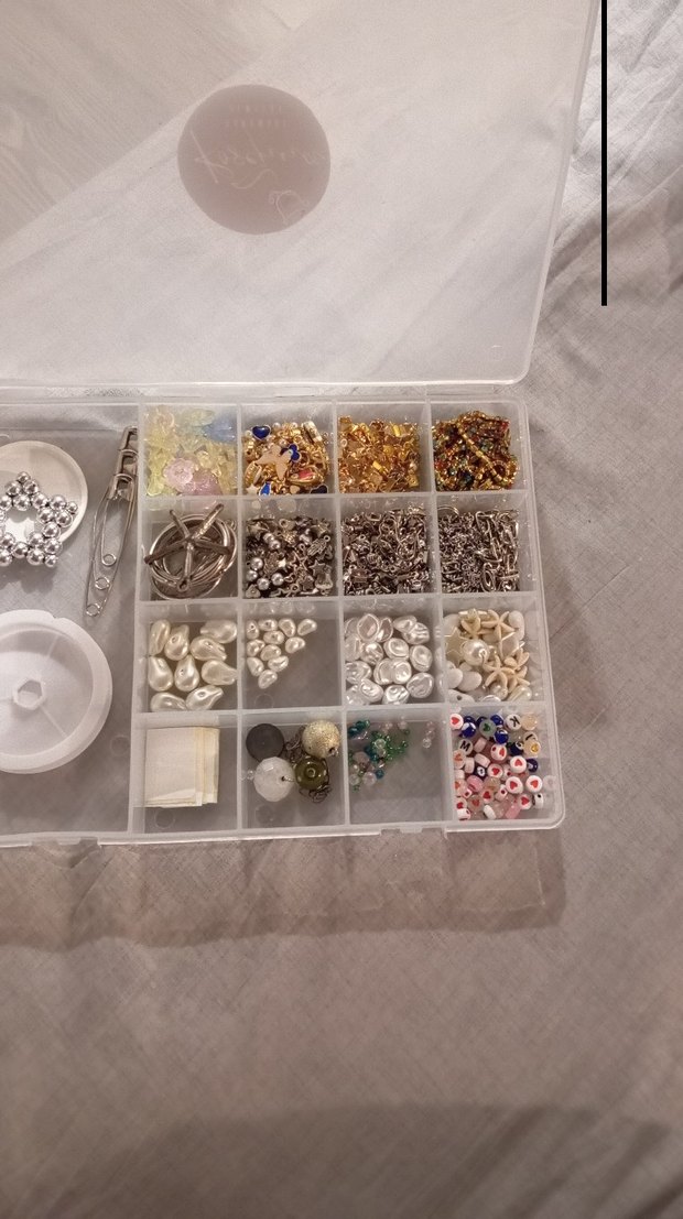 gümüş renk kolye ucu charm takı malzemesi boncuk seti - Görsel 5