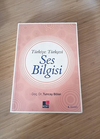 türk dili ve edebiyatı üniversite ders kitabı ses bilgisi