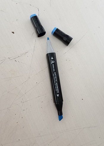 Beden mona lisa 12 renk artist marker çift uçlu kutulu kalem boya seti